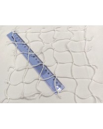 40мм; 187tex*3 (1.90мм)- 51,6м-  3,0м (параметры указаны в жгуте); Дель безузловая капроновая
